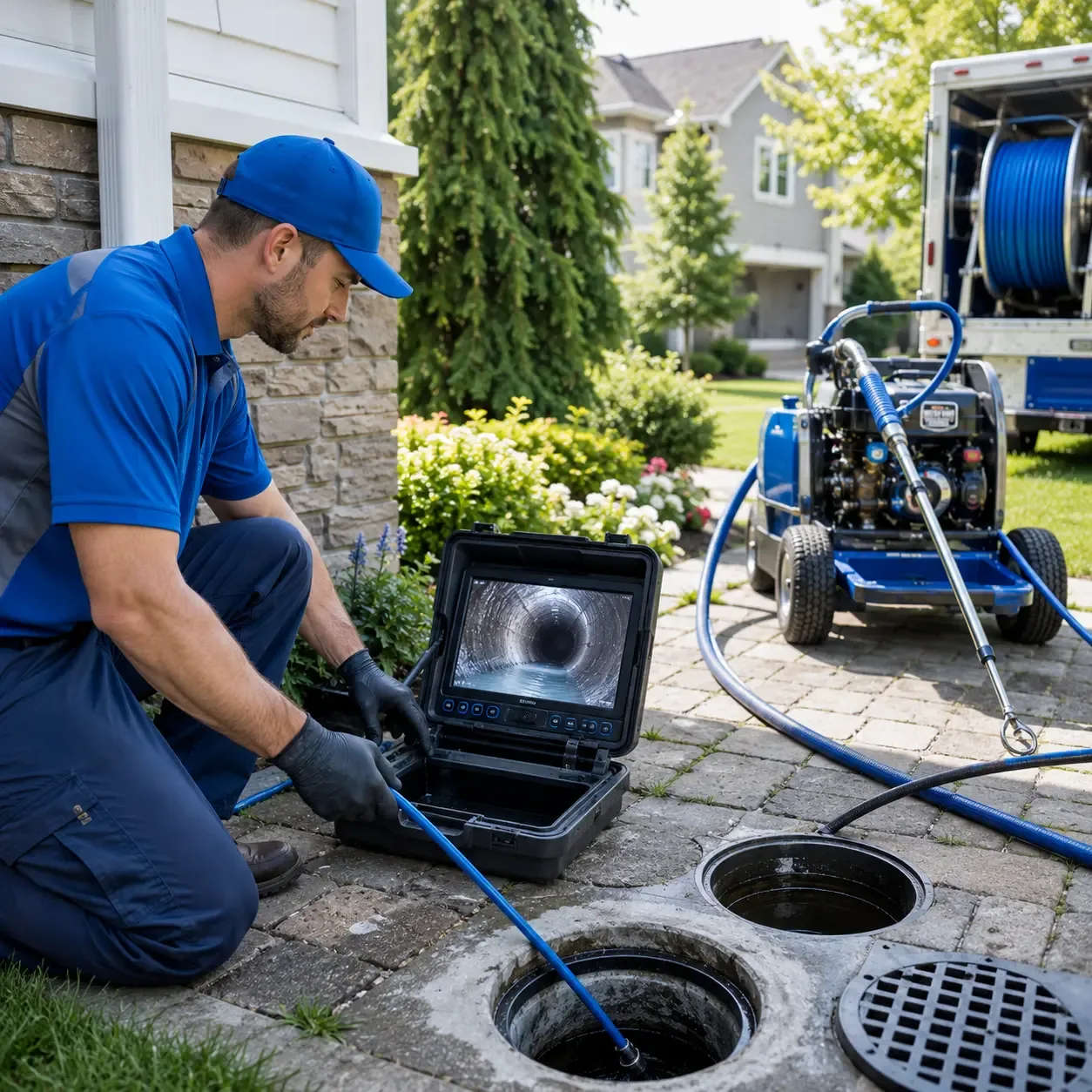 Outdoor drain cleaning professionals serving Cedar Rapids, IA